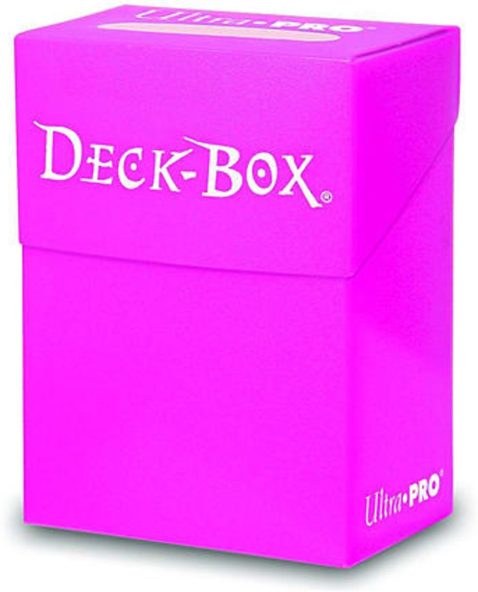 Speelgoed | Kaartspel - Deckbox Solid Bright Pink C30